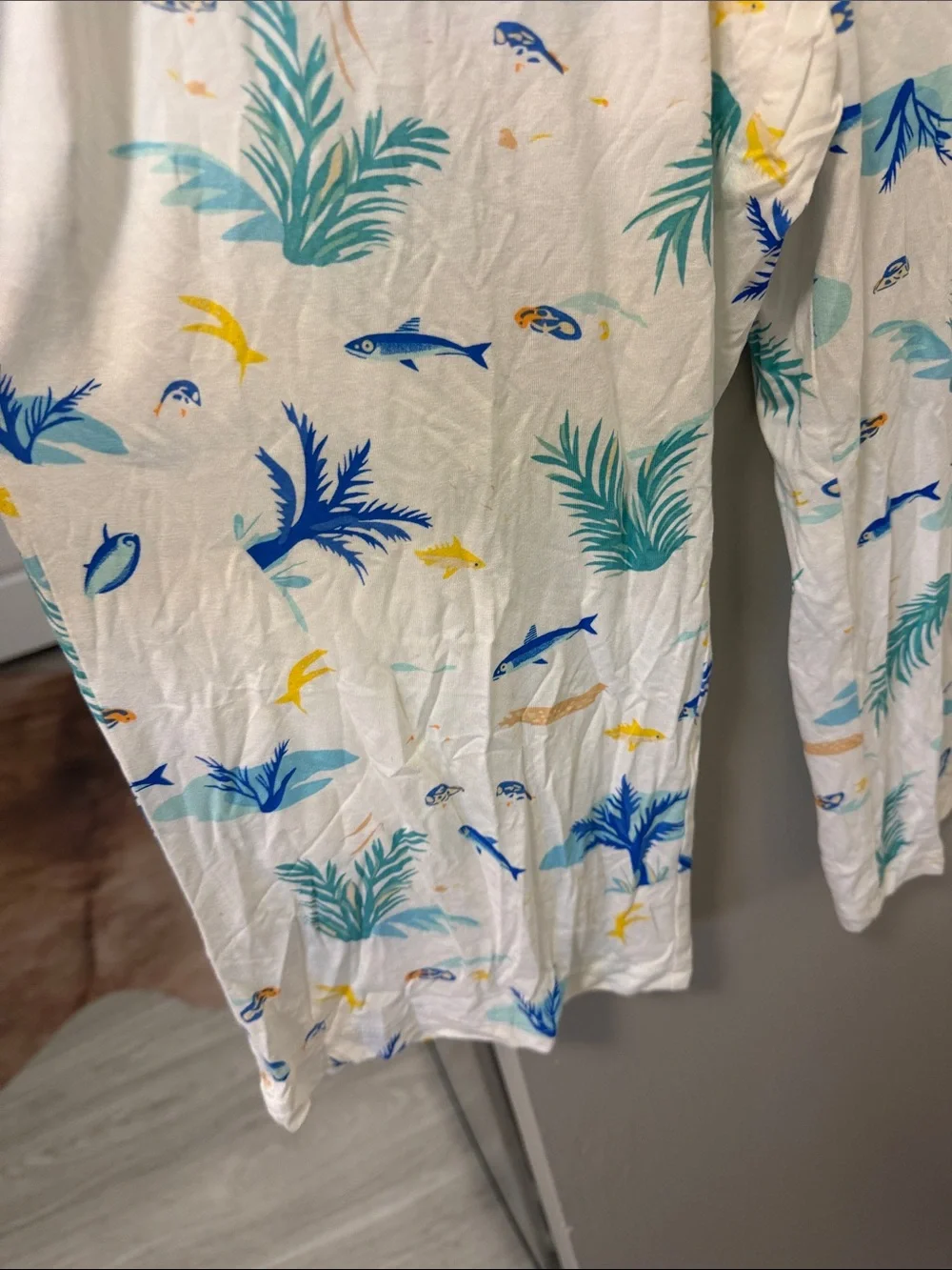 NWT beach theme resort wear vacation super soft pajama set,L